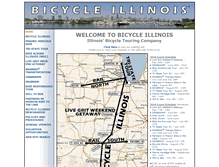 Tablet Screenshot of bicycleillinois.com